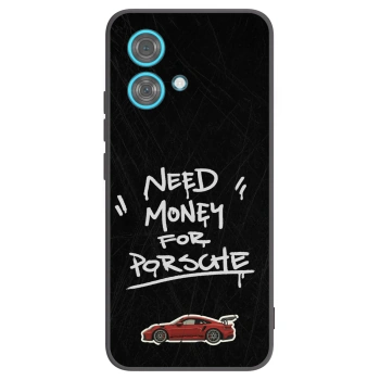 Picasee silikonski črni ovitek za Motorola Edge 40 Neo - Dark Racer