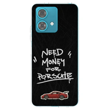 Picasee silikonski prozorni ovitek za Motorola Edge 40 Neo - Dark Racer