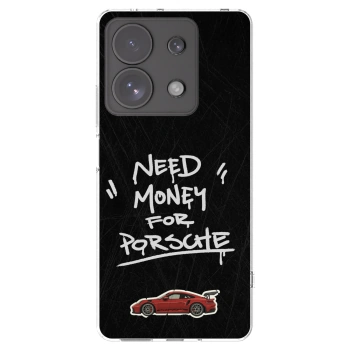 Picasee silikonski prozorni ovitek za Xiaomi Redmi Note 13 Pro 4G - Dark Racer