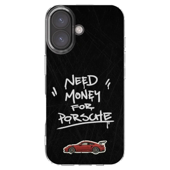 Picasee silikonski prozorni ovitek za Apple iPhone 16 - Dark Racer