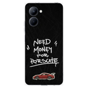 Picasee silikonski prozorni ovitek za Realme C33 (2023) - Dark Racer