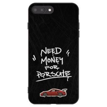 Picasee silikonski črni ovitek za Apple iPhone 7 Plus - Dark Racer