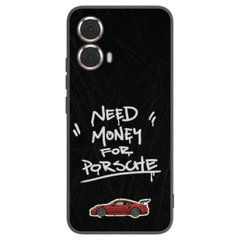 Picasee silikonski črni ovitek za Motorola Moto G85 - Dark Racer