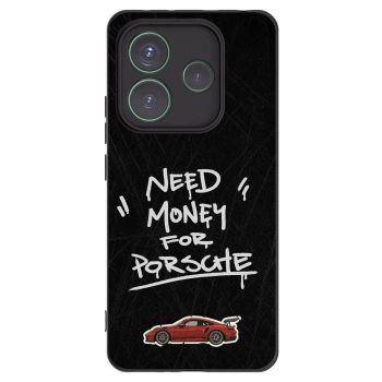 Picasee silikonski črni ovitek za Xiaomi Redmi Note 14 5G - Dark Racer