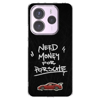 Picasee silikonski prozorni ovitek za Xiaomi Redmi Note 14 5G - Dark Racer