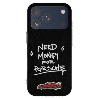 Picasee silikonski prozorni ovitek za Apple iPhone 17 Pro - Dark Racer