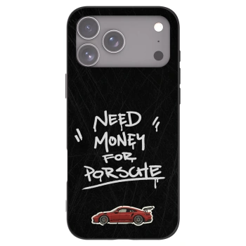 Picasee silikonski črni ovitek za Apple iPhone 17 Pro Max - Dark Racer