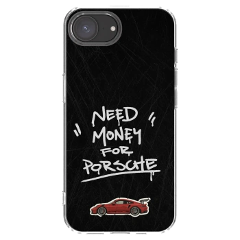 Picasee silikonski prozorni ovitek za Apple iPhone 17e - Dark Racer