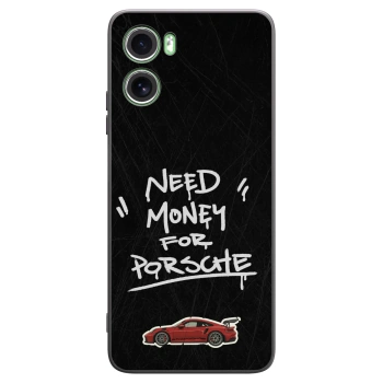 Picasee silikonski črni ovitek za Motorola Moto G06 - Dark Racer