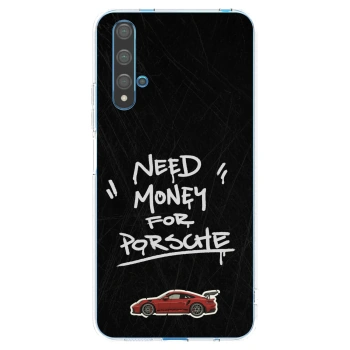 Picasee silikonski prozorni ovitek za Huawei Nova 5T - Dark Racer