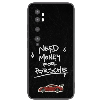 Picasee silikonski črni ovitek za Xiaomi Mi Note 10 (Pro) - Dark Racer