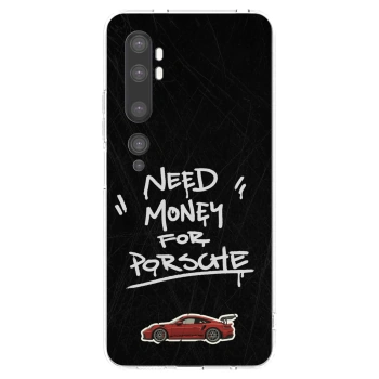 Picasee silikonski prozorni ovitek za Xiaomi Mi Note 10 (Pro) - Dark Racer