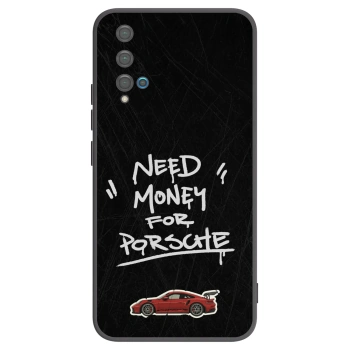 Picasee silikonski črni ovitek za Huawei Nova 5T - Dark Racer