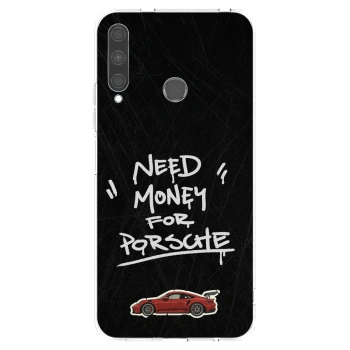 Picasee silikonski prozorni ovitek za Huawei P40 Lite E - Dark Racer