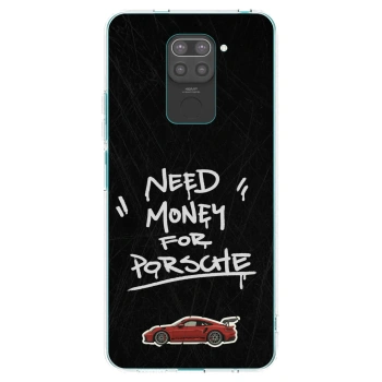 Picasee silikonski črni ovitek za Xiaomi Redmi Note 9 - Dark Racer