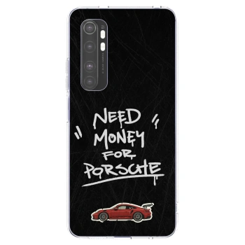 Picasee silikonski prozorni ovitek za Xiaomi Mi Note 10 Lite - Dark Racer
