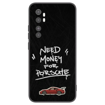 Picasee silikonski črni ovitek za Xiaomi Mi Note 10 Lite - Dark Racer