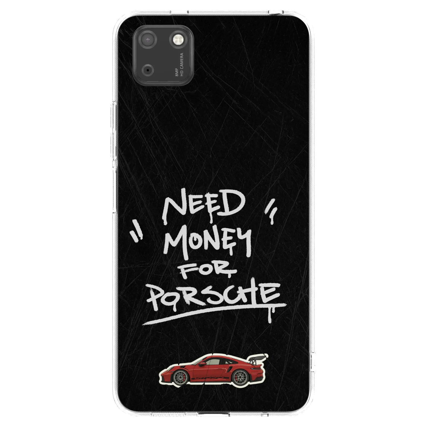Picasee silikonski prozorni ovitek za Huawei Y5P - Dark Racer
