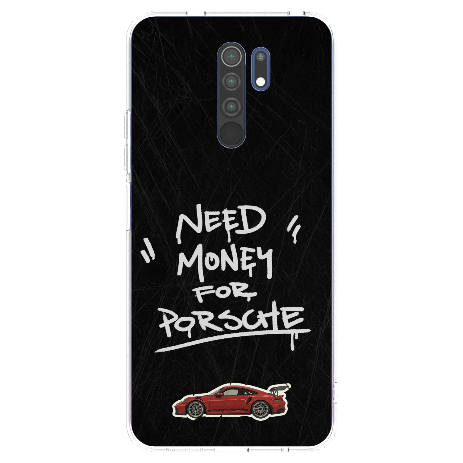 Picasee silikonski prozorni ovitek za Xiaomi Redmi 9 - Dark Racer