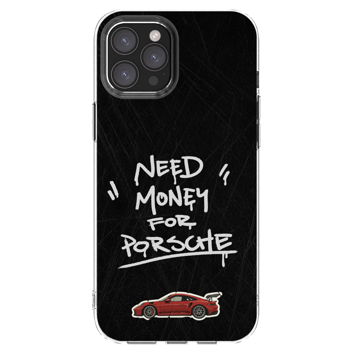 Picasee silikonski prozorni ovitek za Apple iPhone 12 Pro Max - Dark Racer