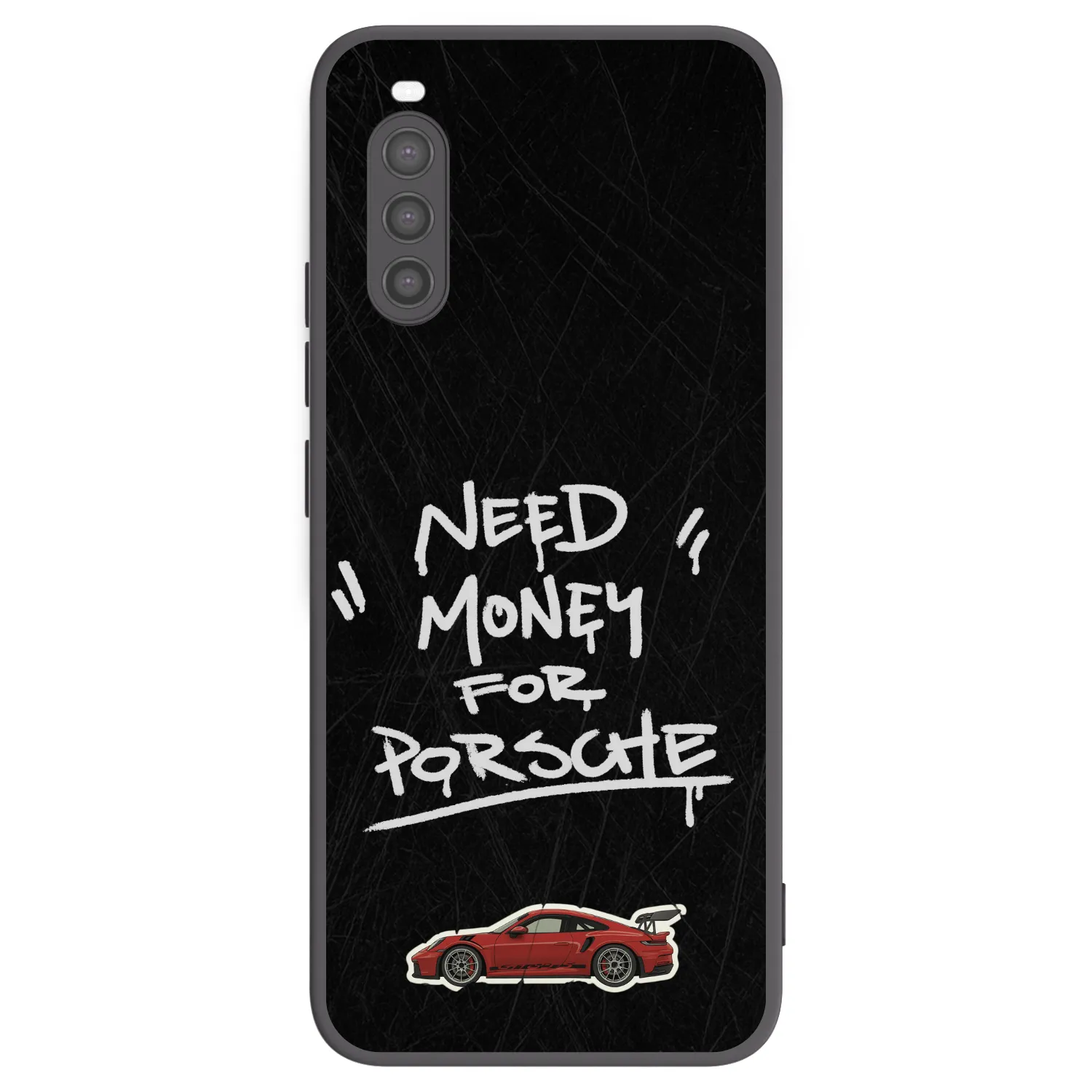 Picasee silikonski črni ovitek za Sony Xperia 10 II - Dark Racer