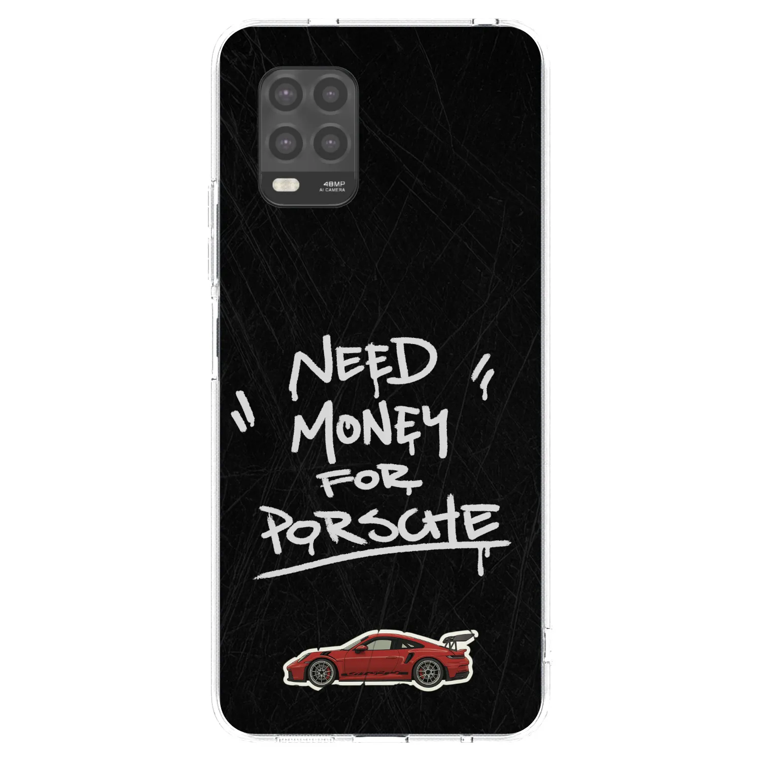 Picasee silikonski prozorni ovitek za Xiaomi Mi 10 Lite - Dark Racer