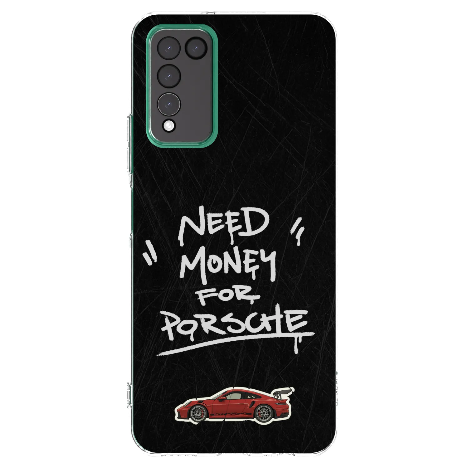 Picasee silikonski prozorni ovitek za Honor 10X Lite - Dark Racer