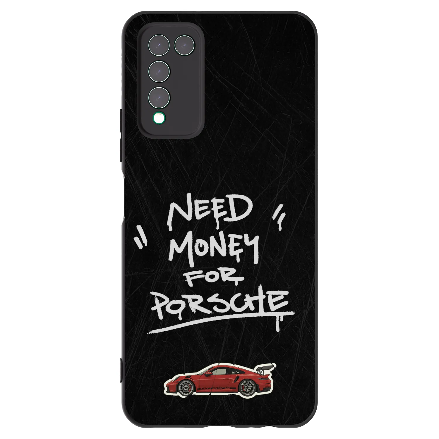 Picasee silikonski črni ovitek za Honor 10X Lite - Dark Racer