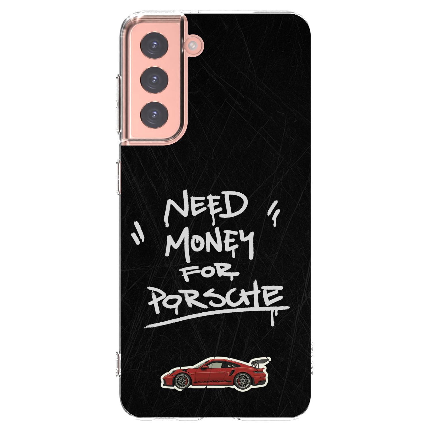 Picasee silikonski prozorni ovitek za Samsung Galaxy S21 5G G991B - Dark Racer