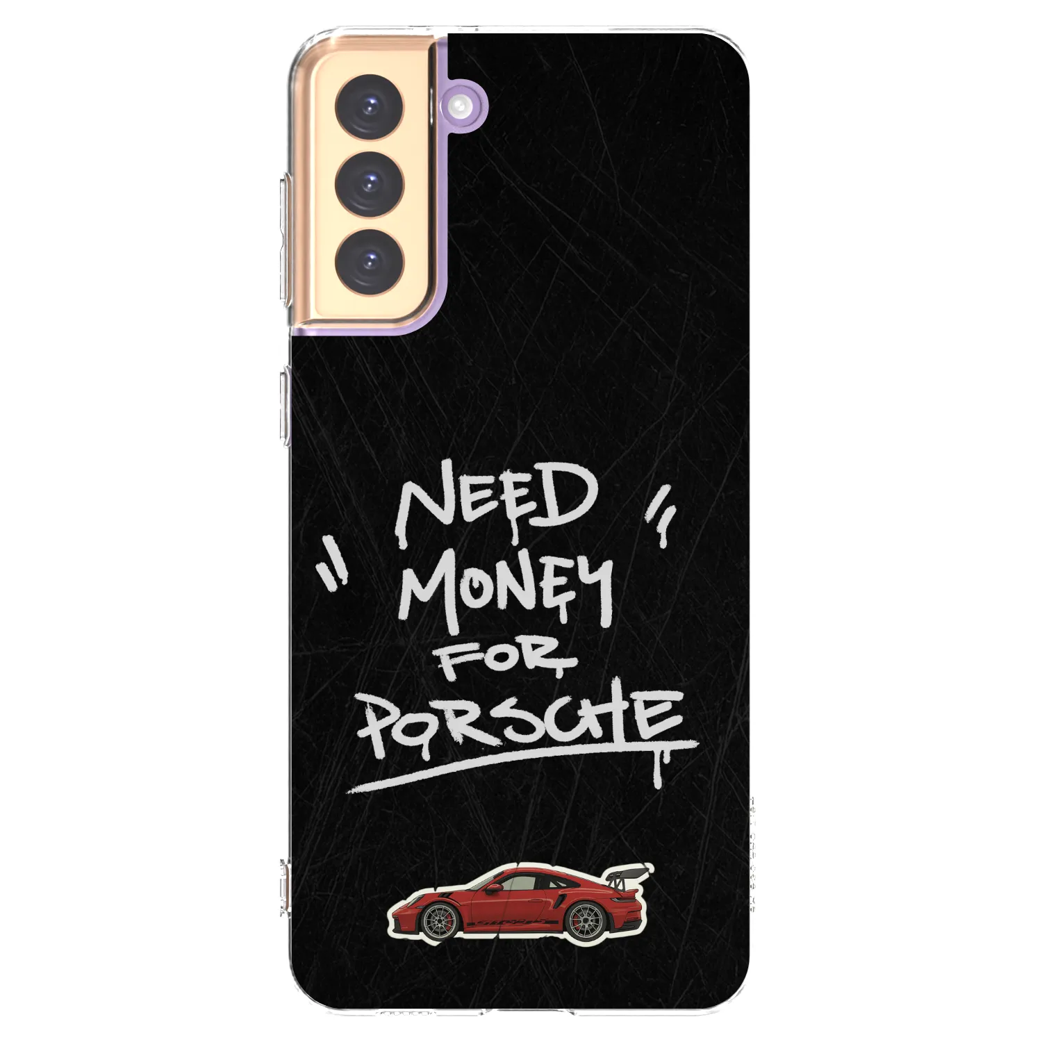 Picasee silikonski prozorni ovitek za Samsung Galaxy S21+ 5G G996F - Dark Racer