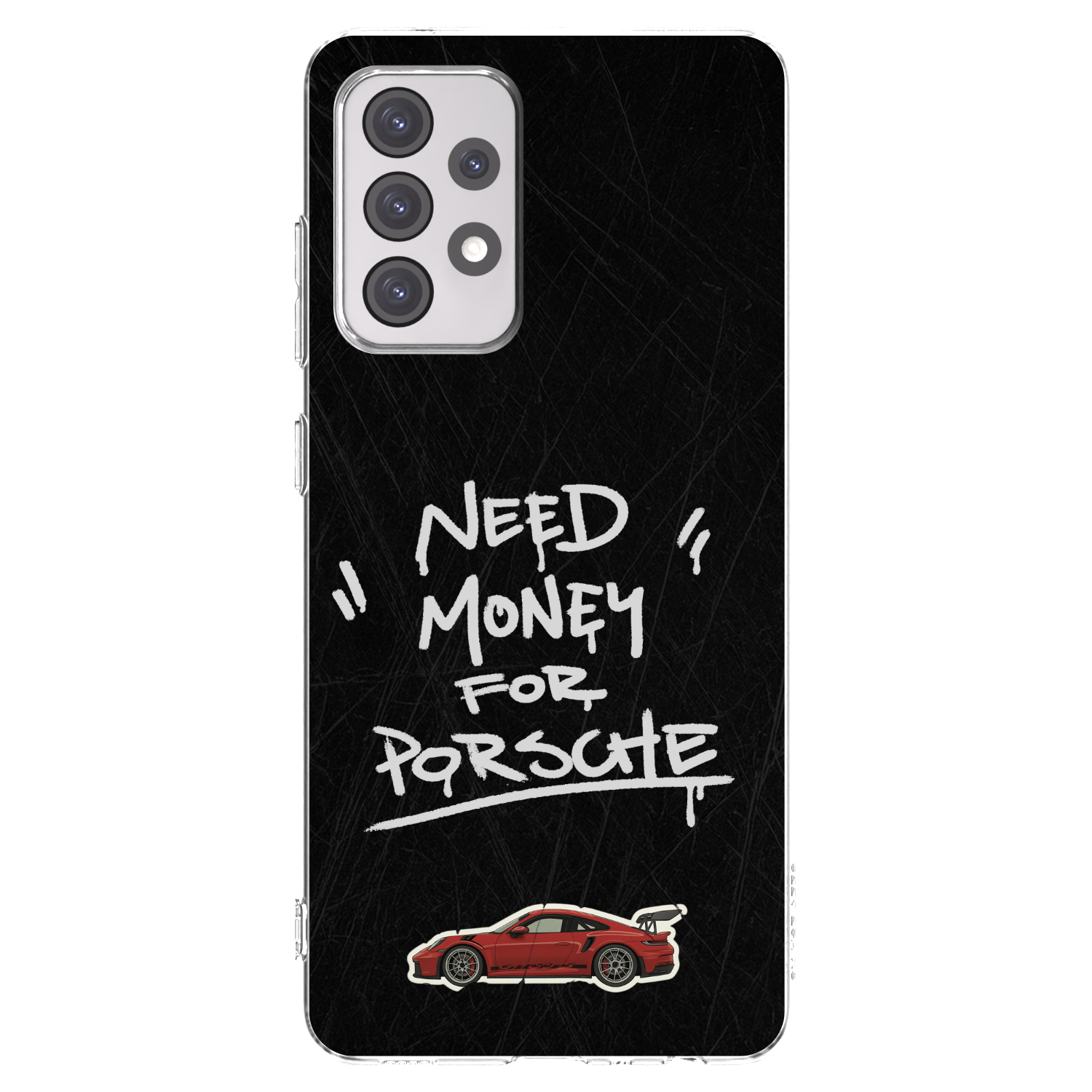 Picasee silikonski prozorni ovitek za Samsung Galaxy A52 5G A525F - Dark Racer