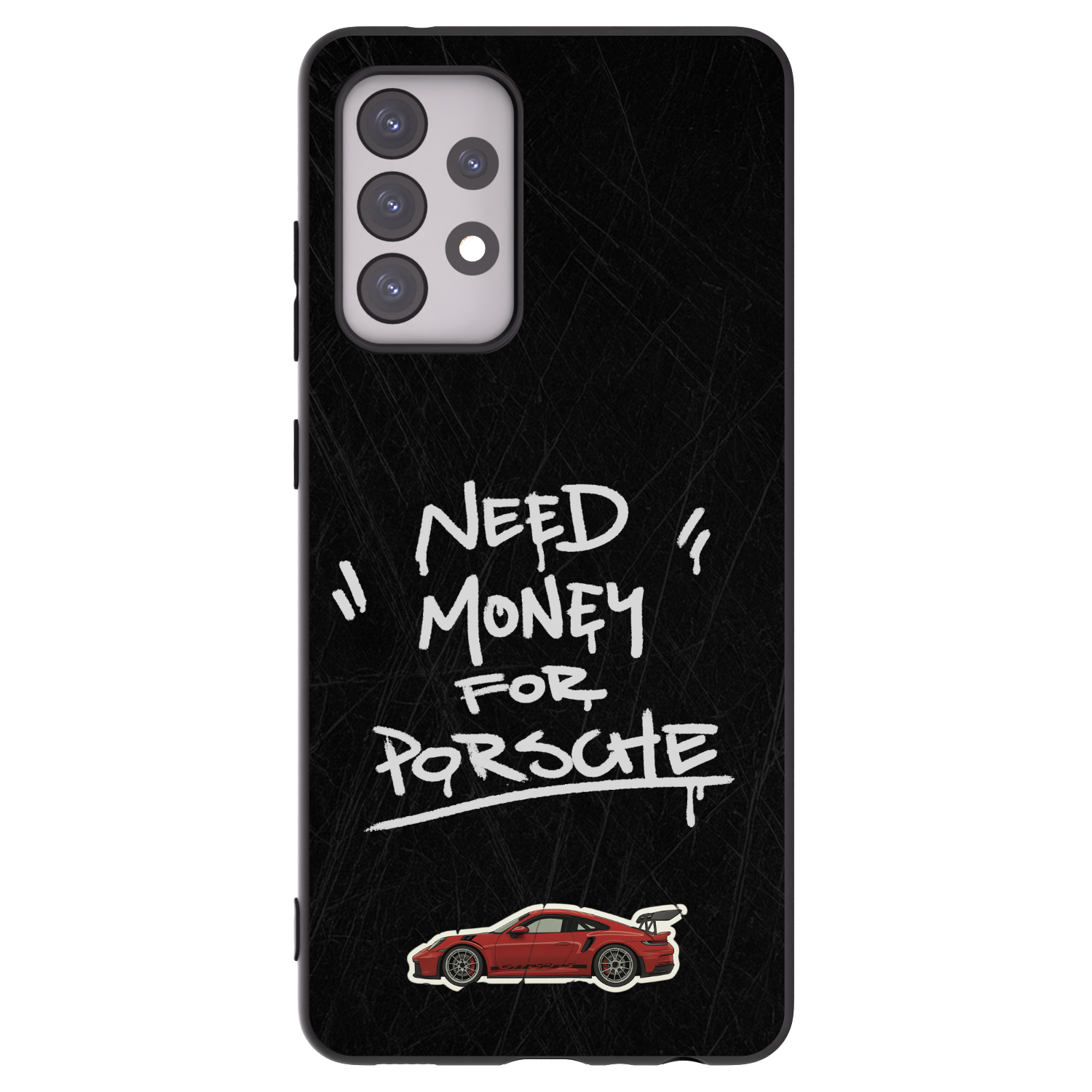 Picasee silikonski črni ovitek za Samsung Galaxy A52 5G A525F - Dark Racer