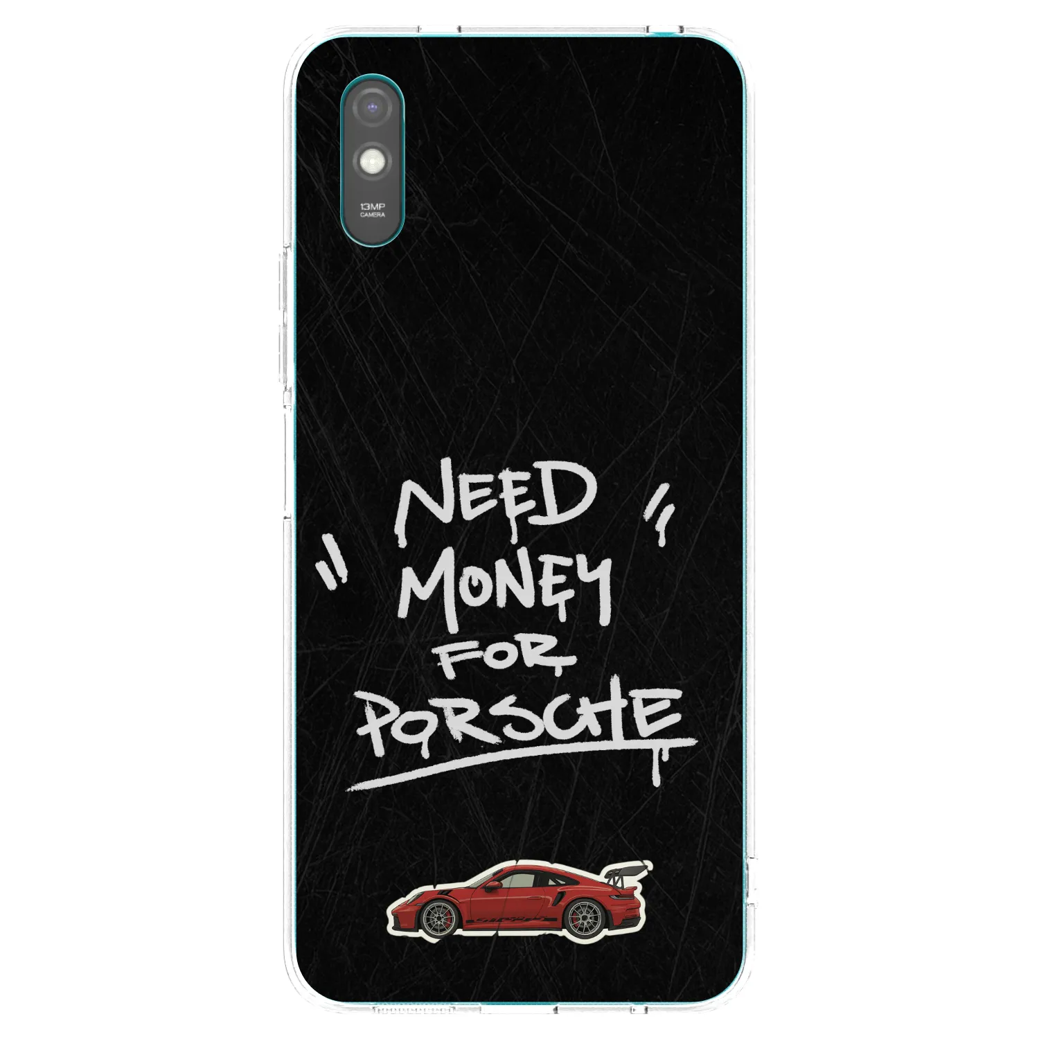 Picasee silikonski prozorni ovitek za Xiaomi Redmi 9AT - Dark Racer