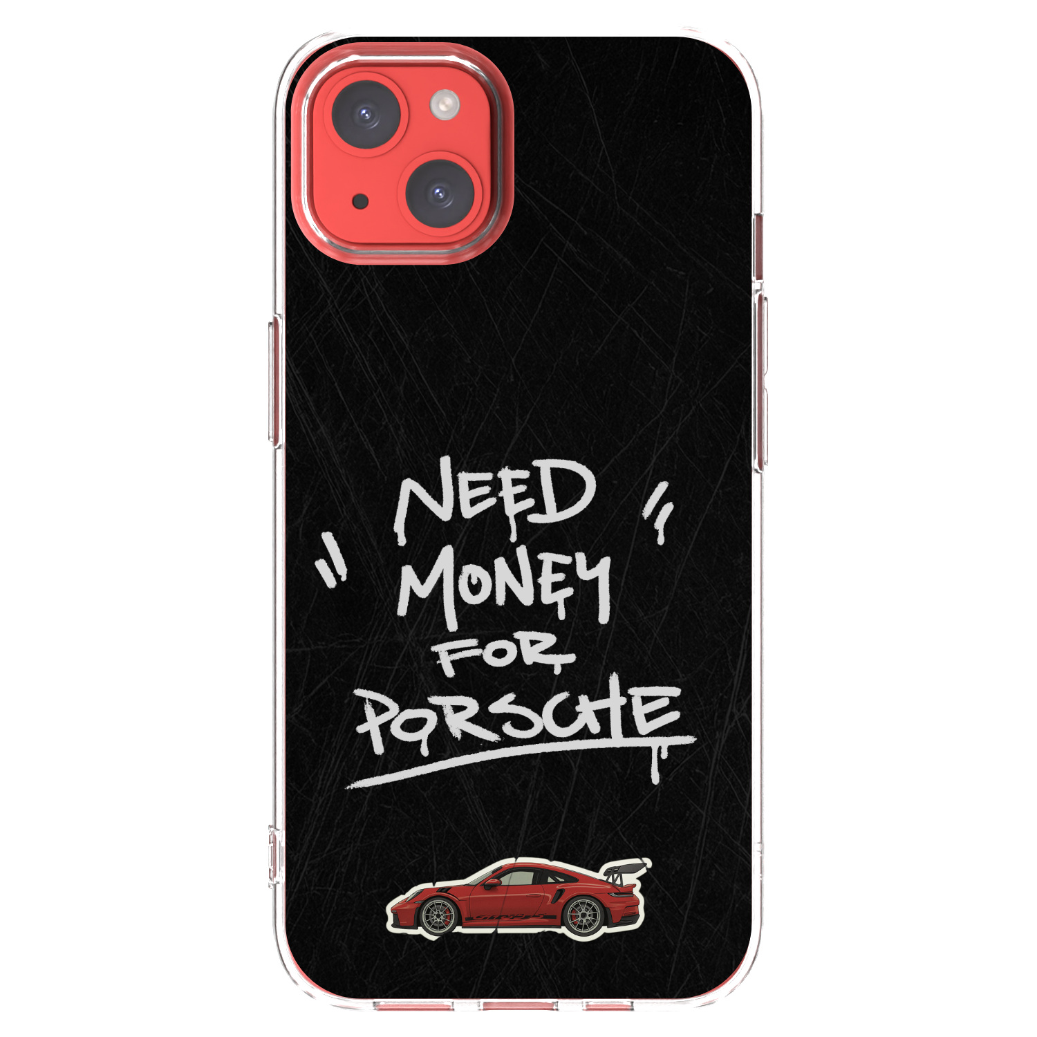Picasee silikonski prozorni ovitek za Apple iPhone 13 - Dark Racer