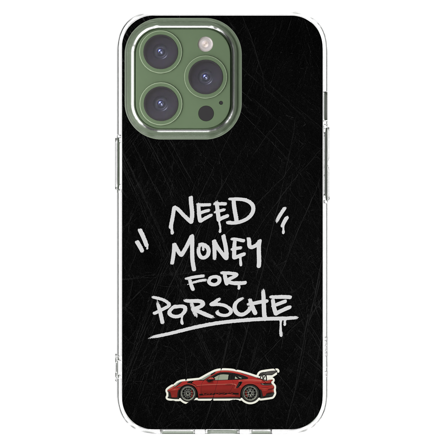 Picasee silikonski prozorni ovitek za Apple iPhone 13 Pro - Dark Racer