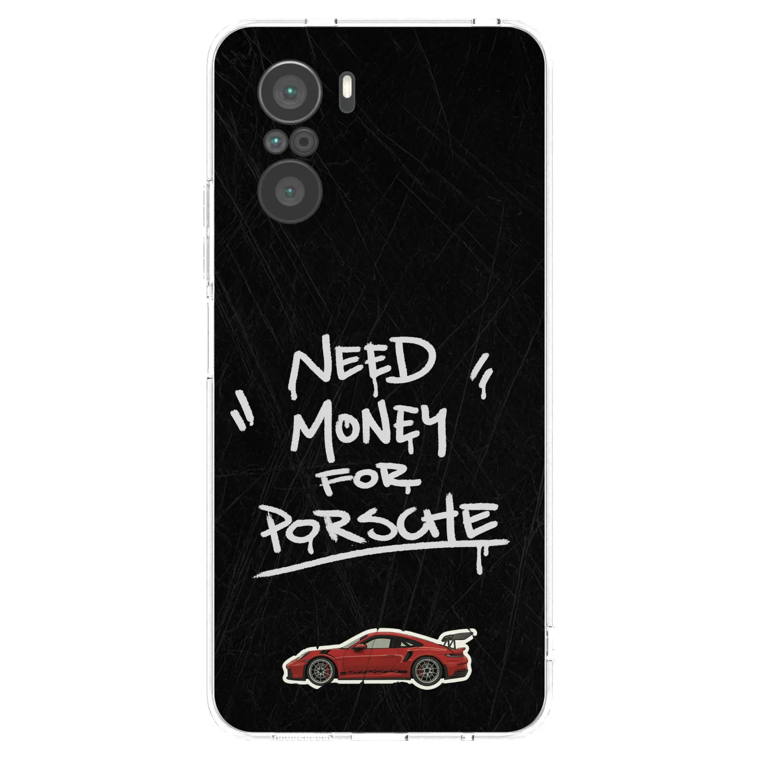 Picasee silikonski prozorni ovitek za Xiaomi Poco F3 - Dark Racer