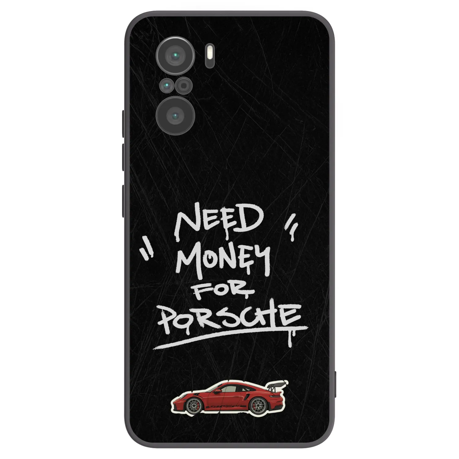 Picasee silikonski črni ovitek za Xiaomi Poco F3 - Dark Racer