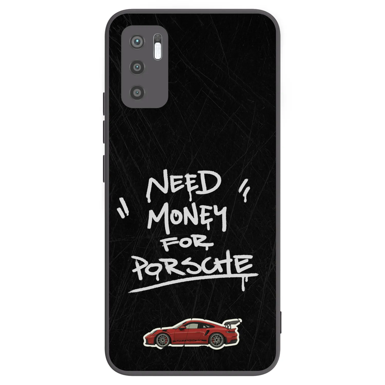 Picasee silikonski črni ovitek za Xiaomi Redmi Note 10 5G - Dark Racer