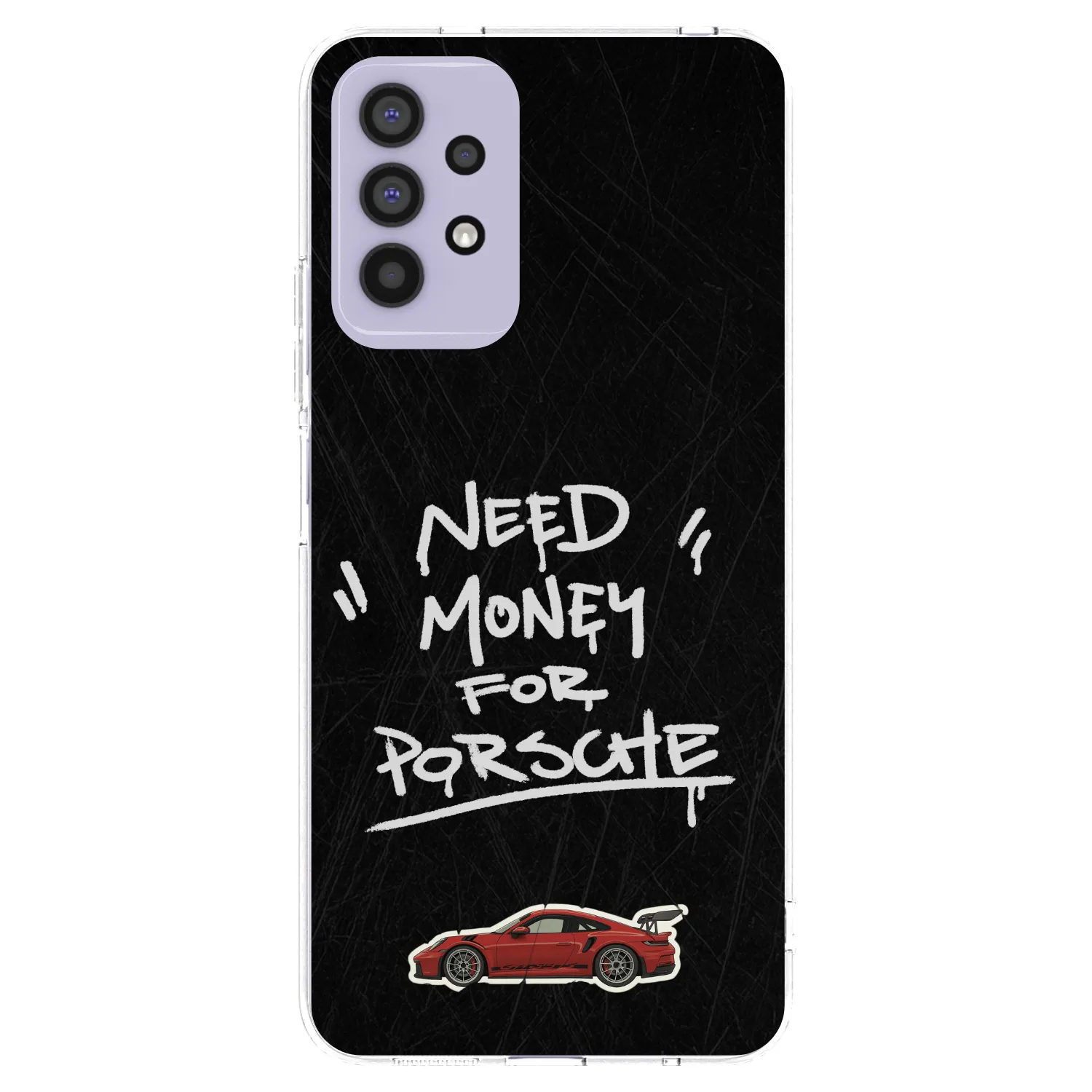 Picasee silikonski prozorni ovitek za Samsung Galaxy A32 4G SM-A325F - Dark Racer