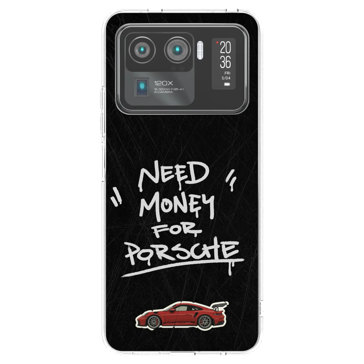 Picasee silikonski prozorni ovitek za Xiaomi Mi 11 Ultra - Dark Racer