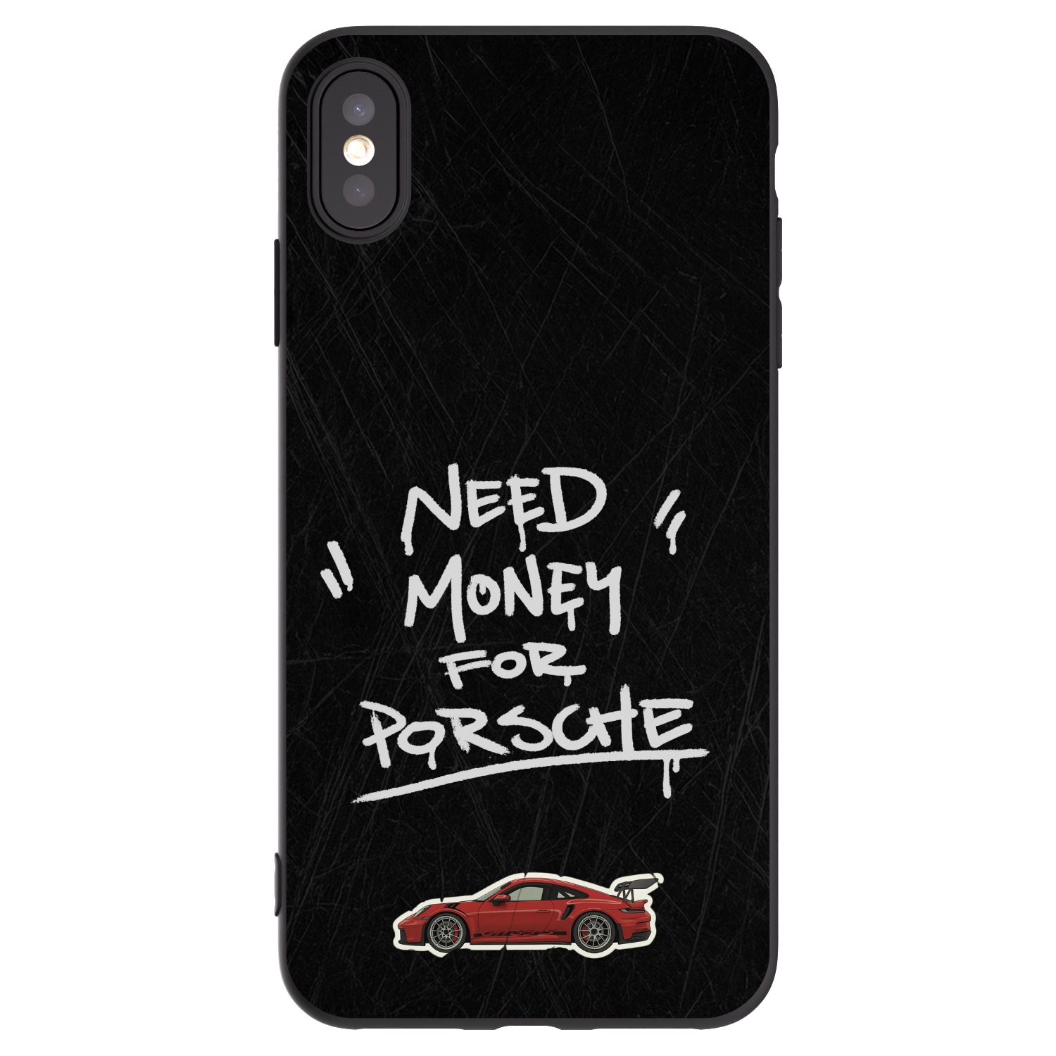 Picasee silikonski črni ovitek za Apple iPhone XS Max - Dark Racer