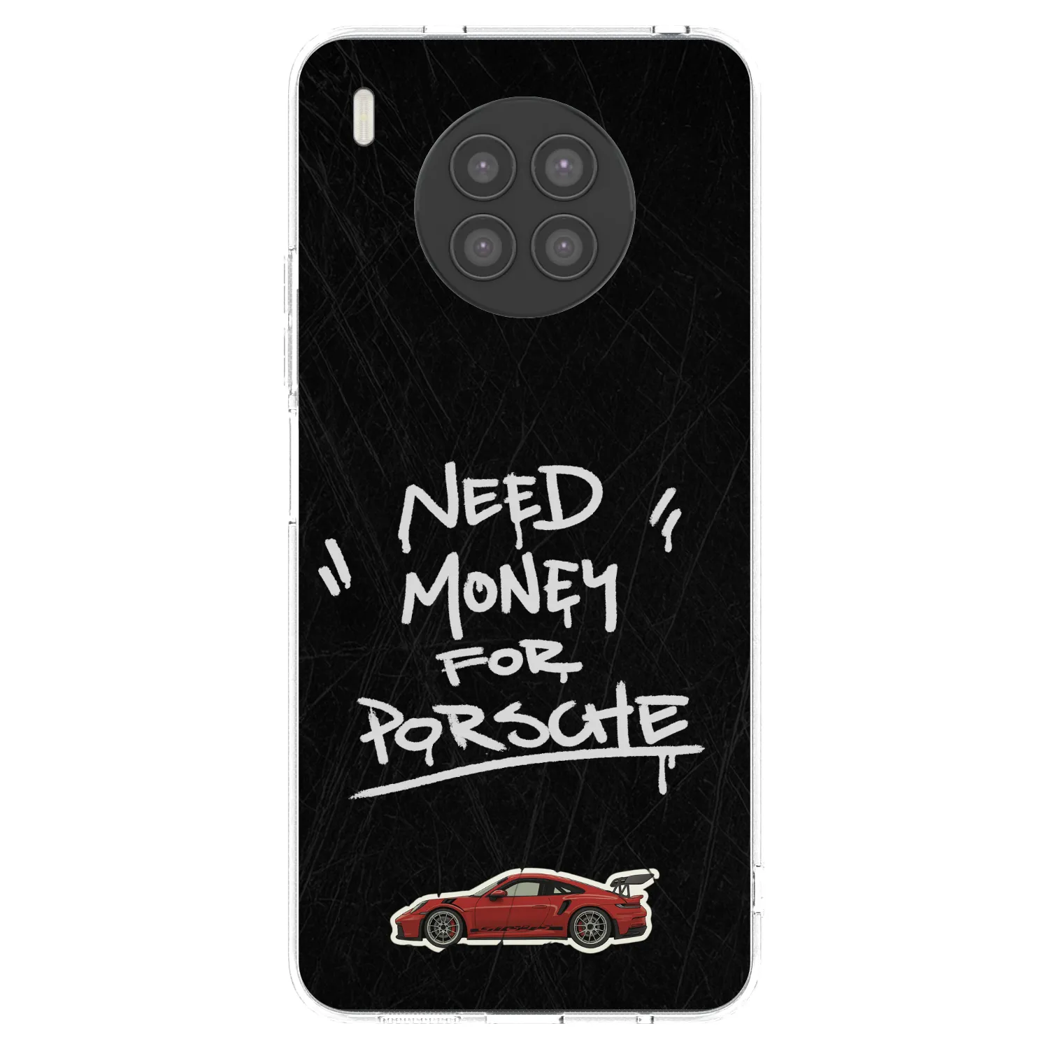 Picasee silikonski prozorni ovitek za Huawei Nova 8i - Dark Racer