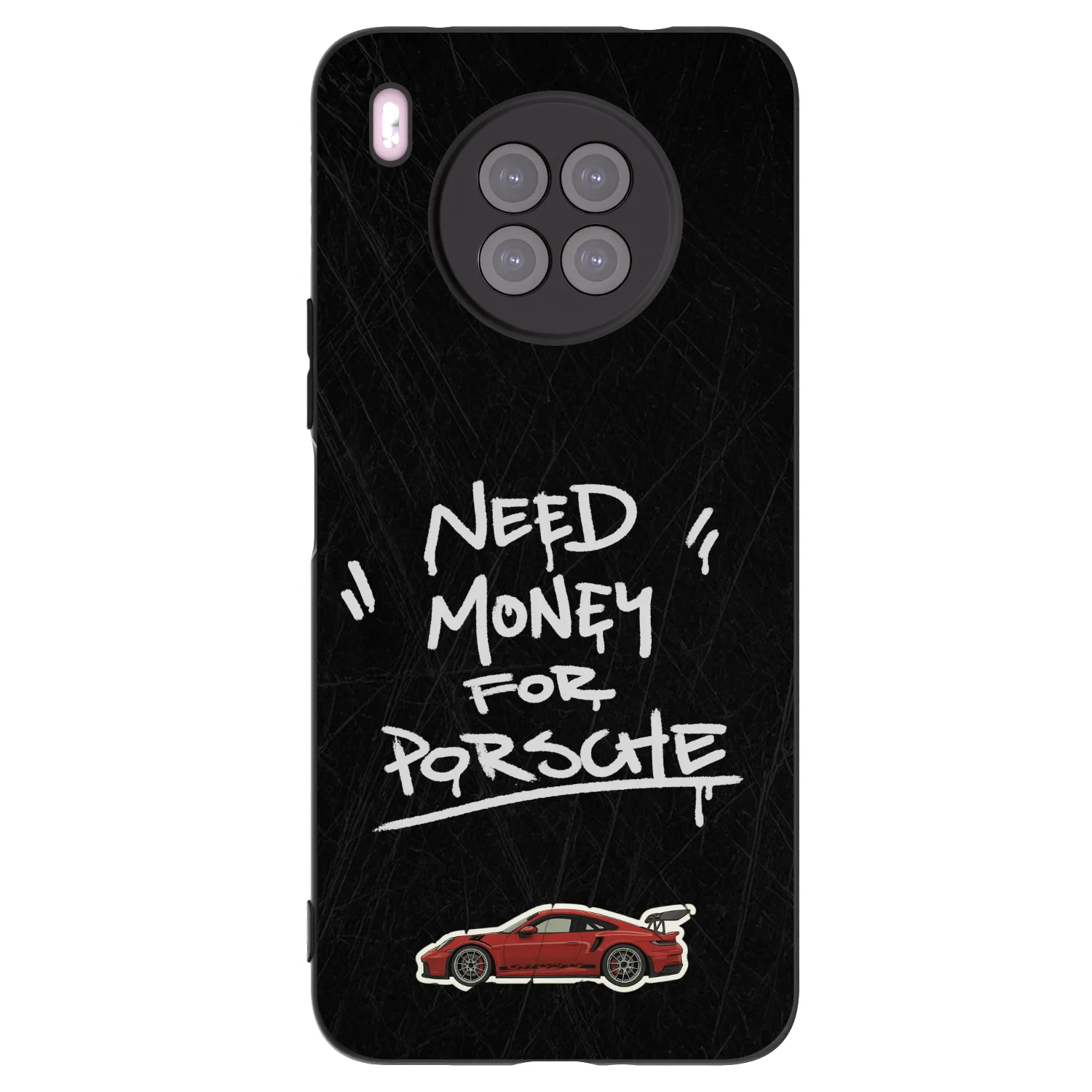 Picasee silikonski črni ovitek za Huawei Nova 8i - Dark Racer