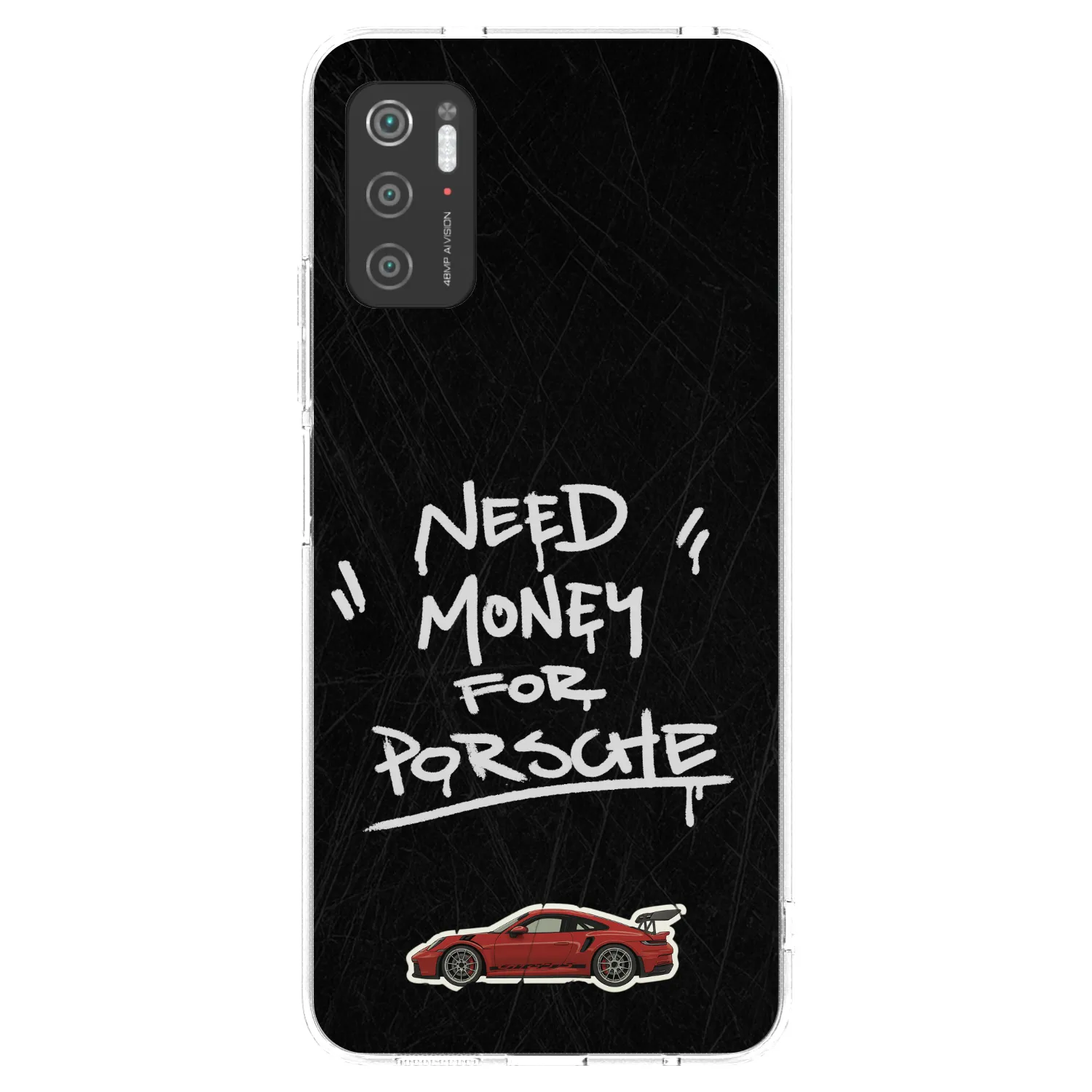 Picasee silikonski prozorni ovitek za Xiaomi Poco M3 Pro 5G - Dark Racer