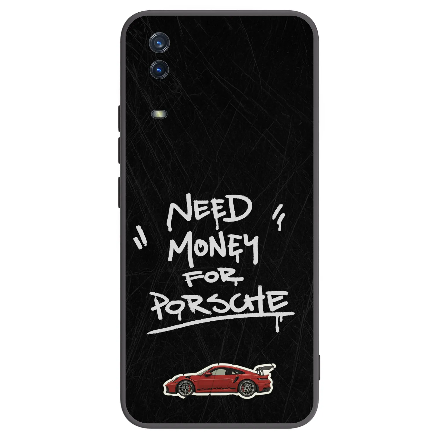 Picasee silikonski črni ovitek za Vivo Y11s - Dark Racer