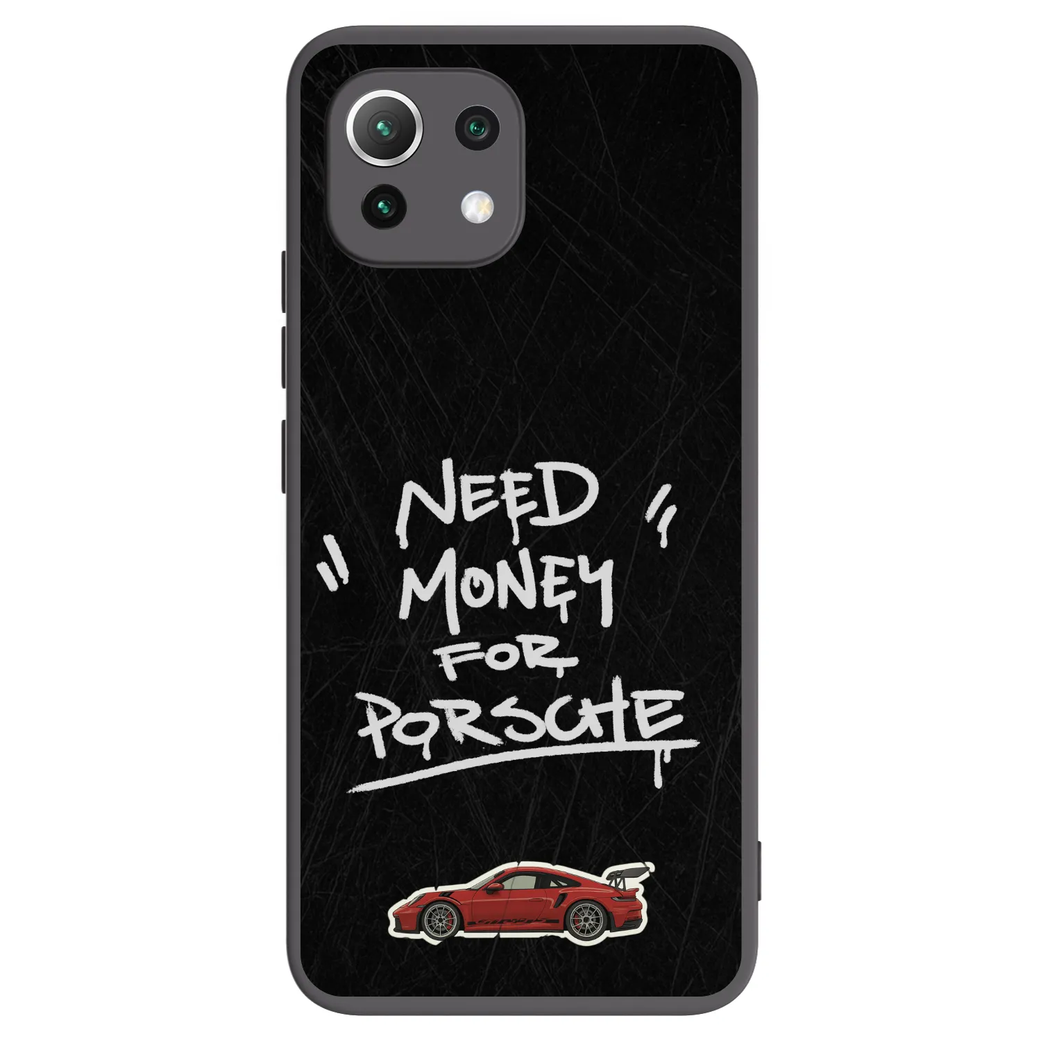 Picasee silikonski črni ovitek za Xiaomi 11 Lite 5G NE - Dark Racer