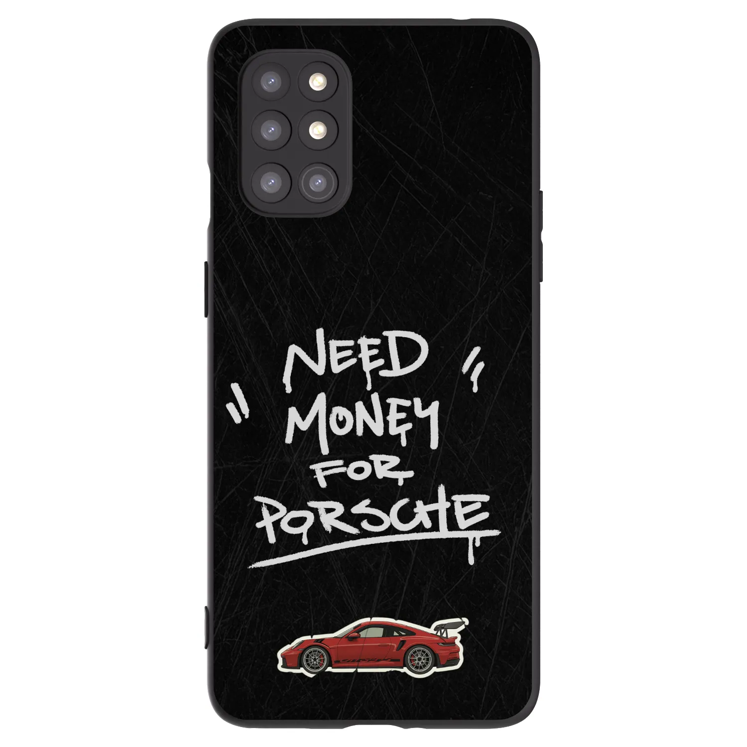 Picasee silikonski črni ovitek za OnePlus 8T - Dark Racer