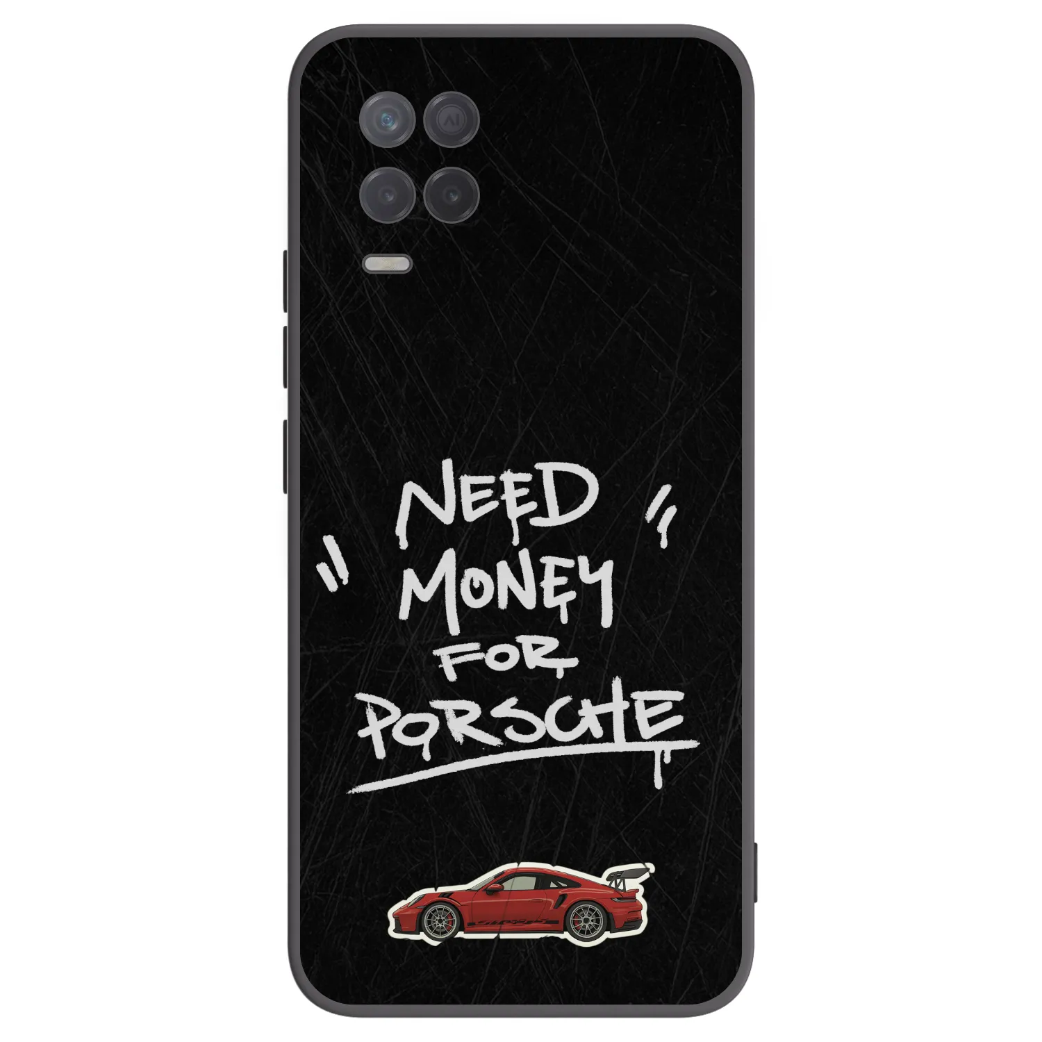Picasee silikonski črni ovitek za Realme 8 5G - Dark Racer