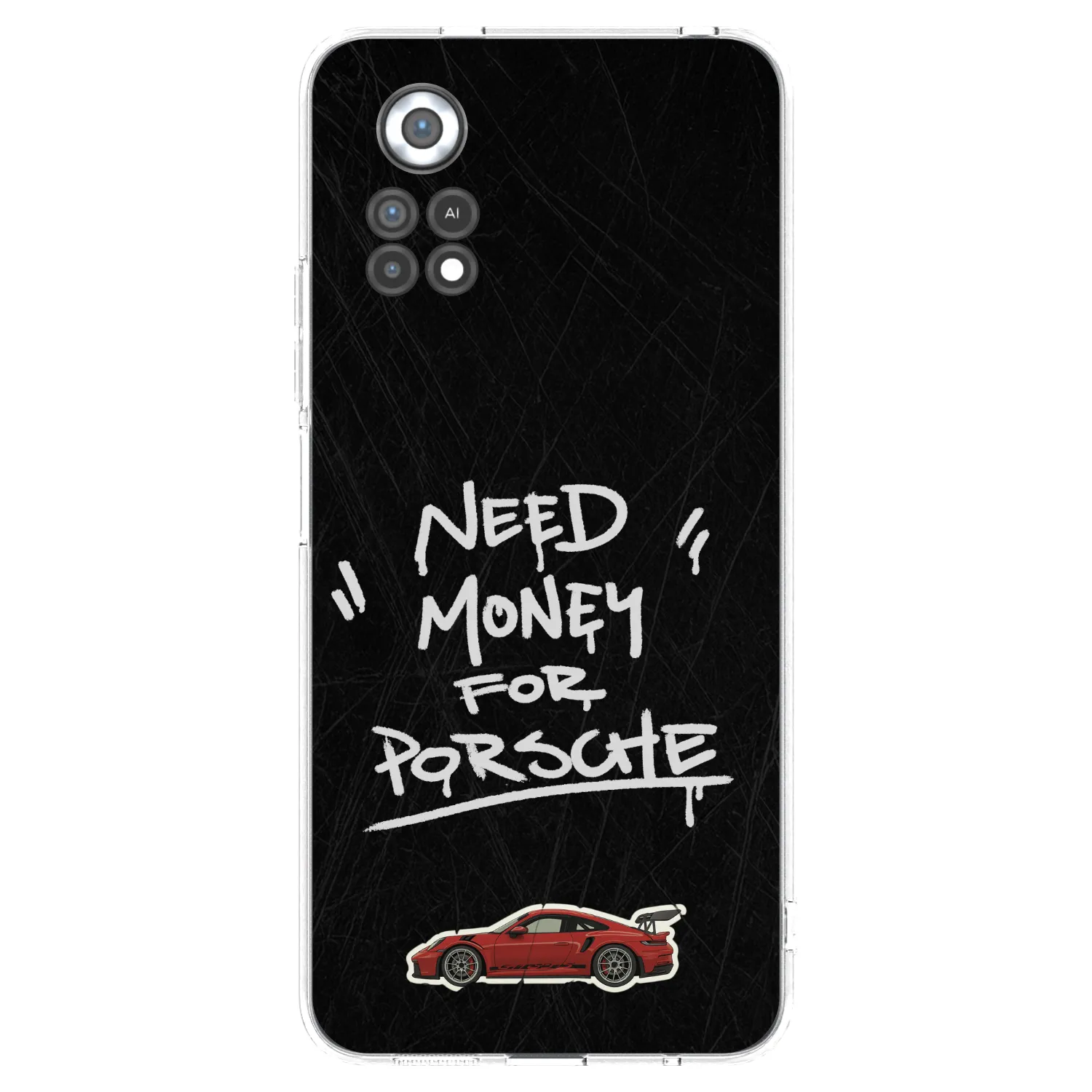 Picasee silikonski prozorni ovitek za Xiaomi Poco X4 Pro 5G - Dark Racer