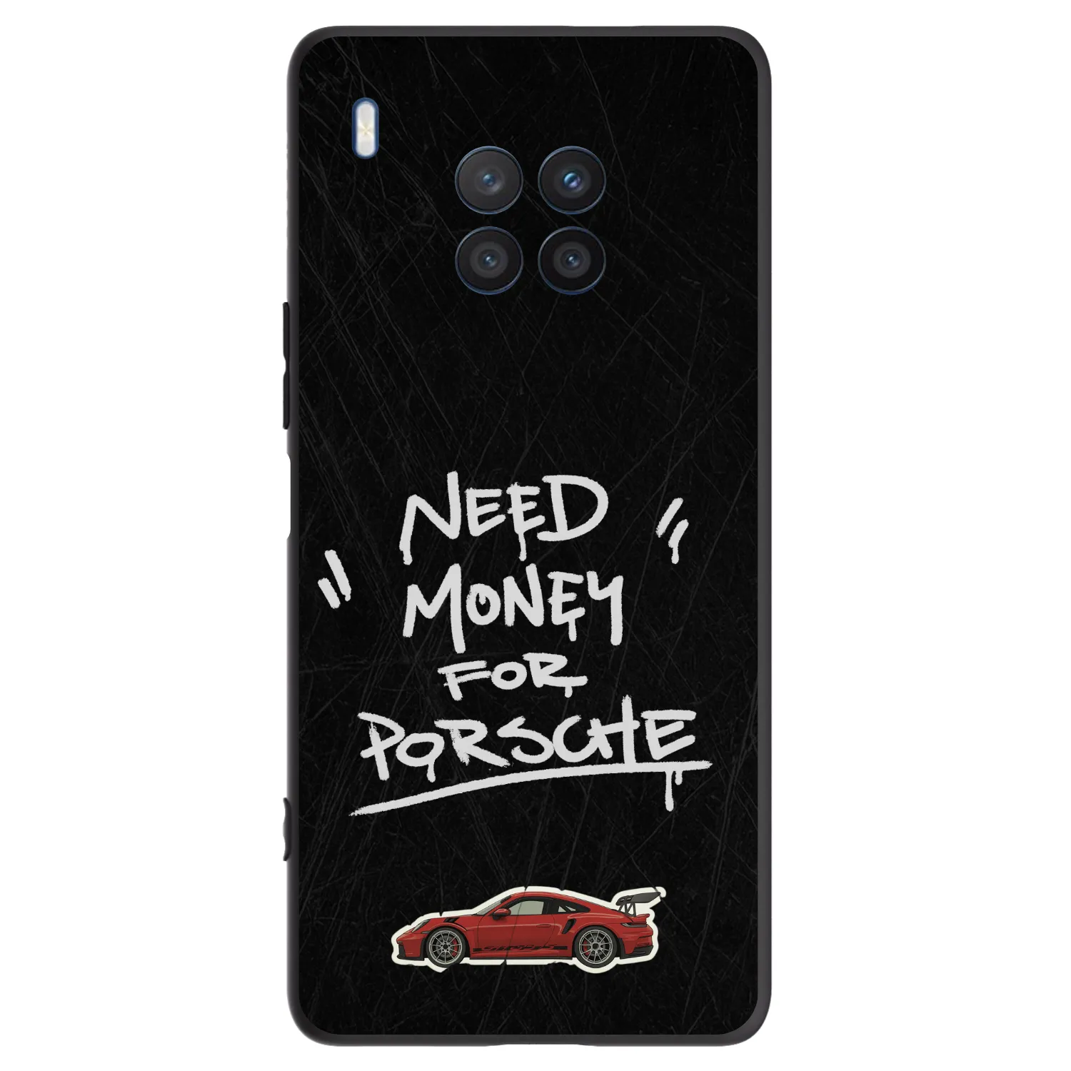 Picasee silikonski črni ovitek za Honor 50 Lite - Dark Racer